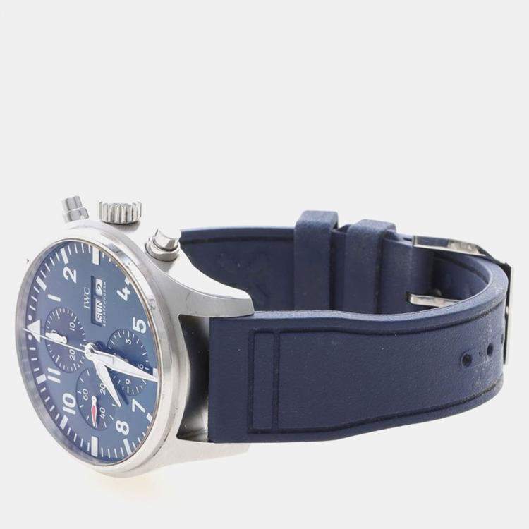 Pre Owned ساعة يد رجالية آي دبليو سي بايلوت IW377714 أوتوماتيكية ستانلس ستيل 43 ملم
