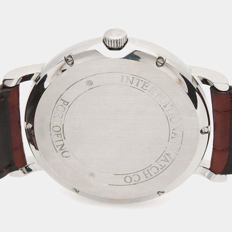 Pre Owned IWC Portofino IW356303 Automatic Stainless Steel Men's Wristwatch 39 mm