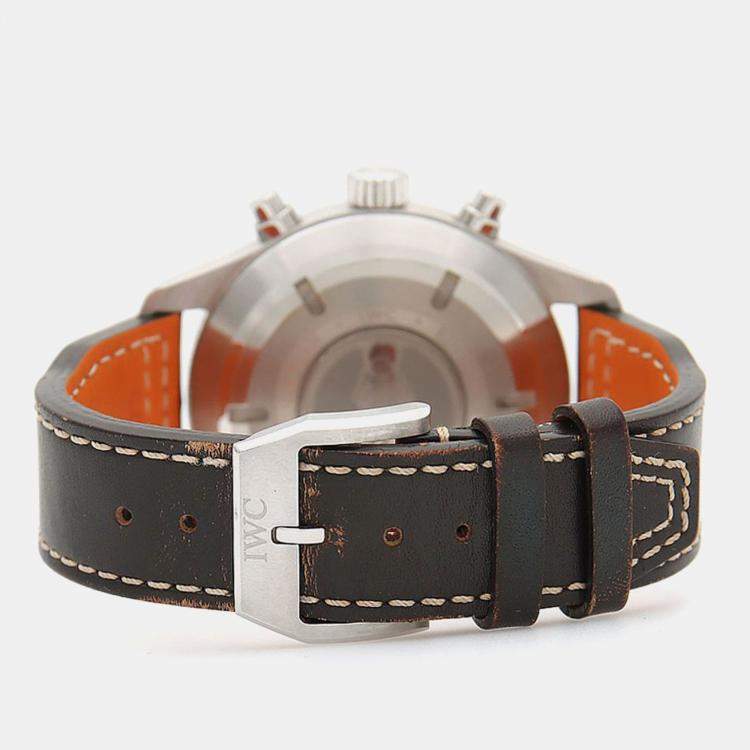 Pre Owned IWC Pilotâs IW377714 Automatic Stainless Steel Men's Wristwatch 43 mm