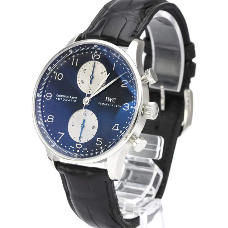 iwc portuguese black