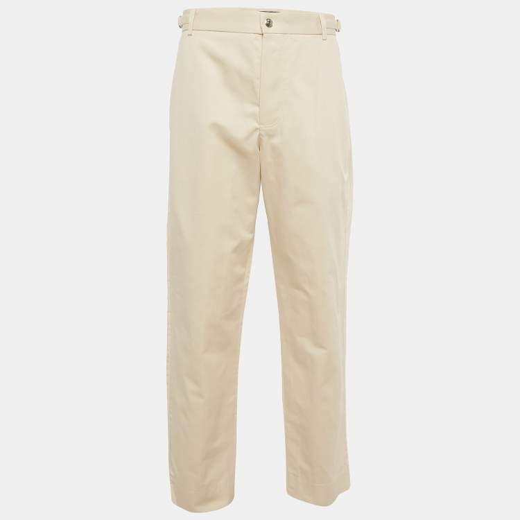Pre Owned Jacquemus Light Beige Gabardine Cotton La Casa Pants XL