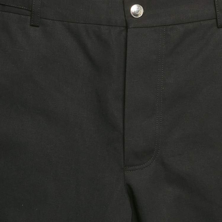 Pre Owned Jacquemus Black Cotton Le Pantalon Pants S
