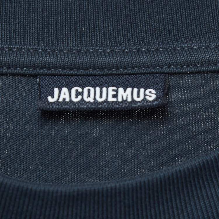 Pre Owned Jacquemus Blue Cotton Crew Neck T-Shirt XXL