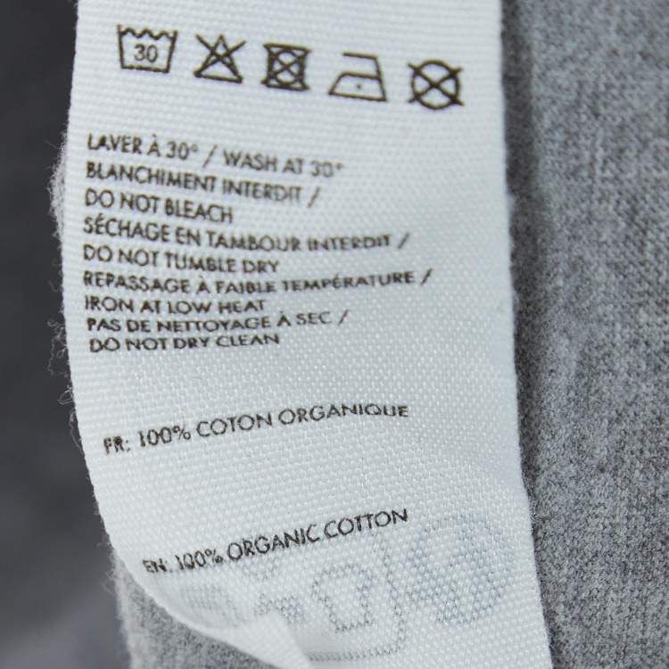Pre Owned Jacquemus Grey Cotton Knit Crew Neck T-Shirt XL