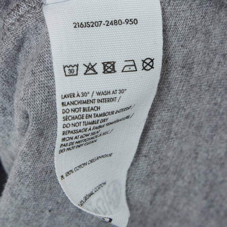 Pre Owned Jacquemus Grey Cotton Knit Crew Neck T-Shirt XL