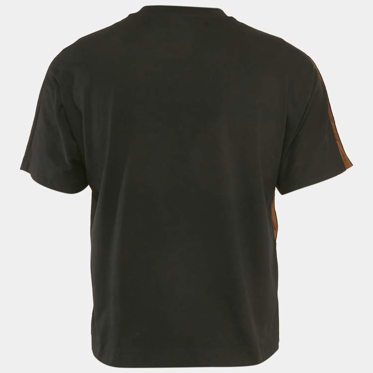 Pre Owned Jacquemus Black Jersey Pocket Detail T-Shirt S