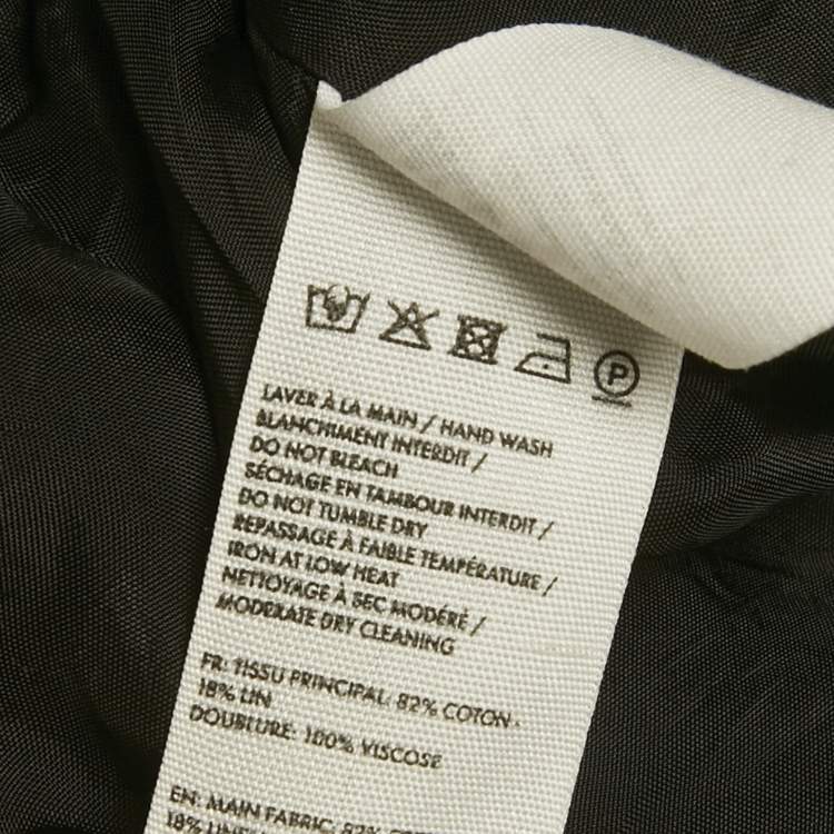 Pre Owned Jacquemus Black Cotton Les Sculptures The Salti Jacket XS