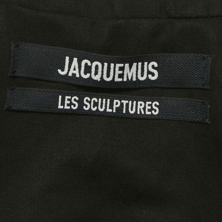 Pre Owned Jacquemus Black Cotton Les Sculptures The Salti Jacket XS