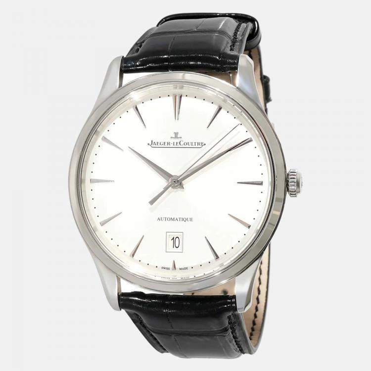 Jaeger LeCoultre Silver Stainless Steel Master Control Collection