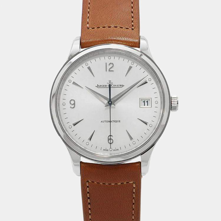 Pre Owned Jaeger LeCoultre Master Control Q4018420 Automatic Silver Stainless Steel Men's Wristwatch 40 mm