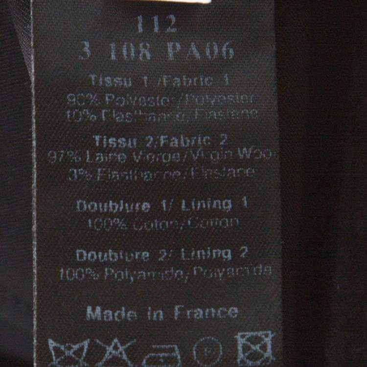 Pre Owned Jean Paul Gaultier Black Stretch Jodhpur Trousers S