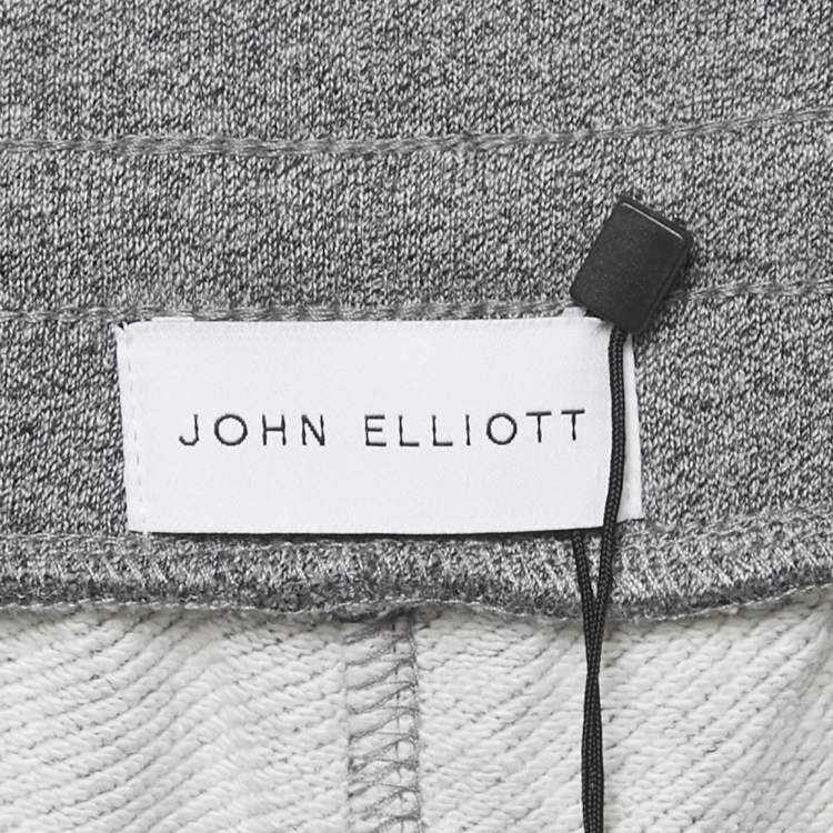Pre Owned John Elliott Grey Melange French Terry Sweatpants XXL