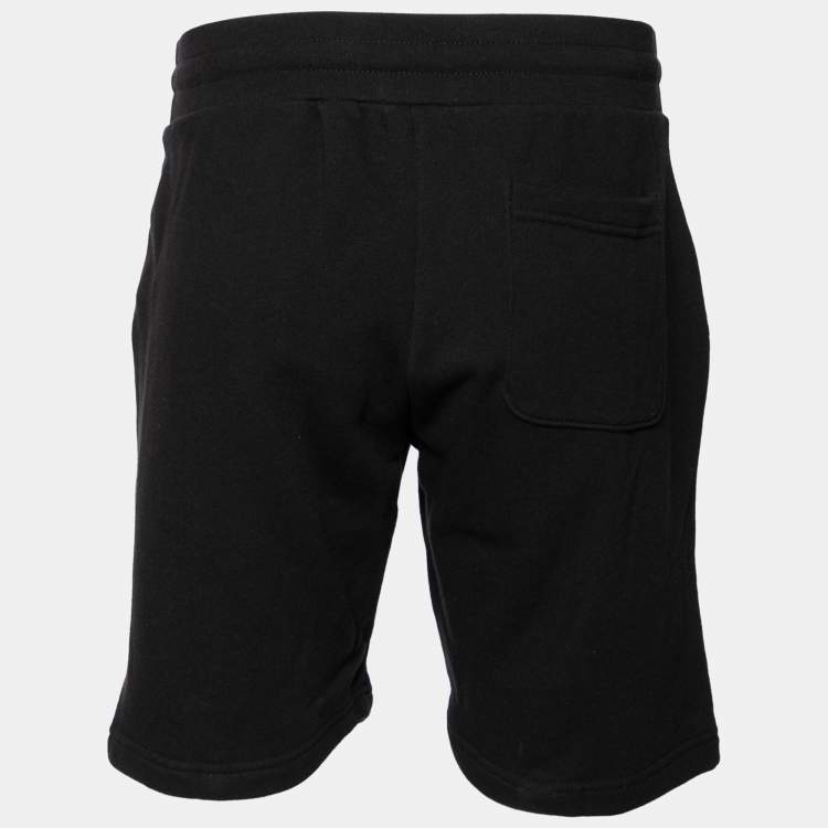 Pre Owned John Elliott Black Cotton Drawstring Waist Detail Shorts M