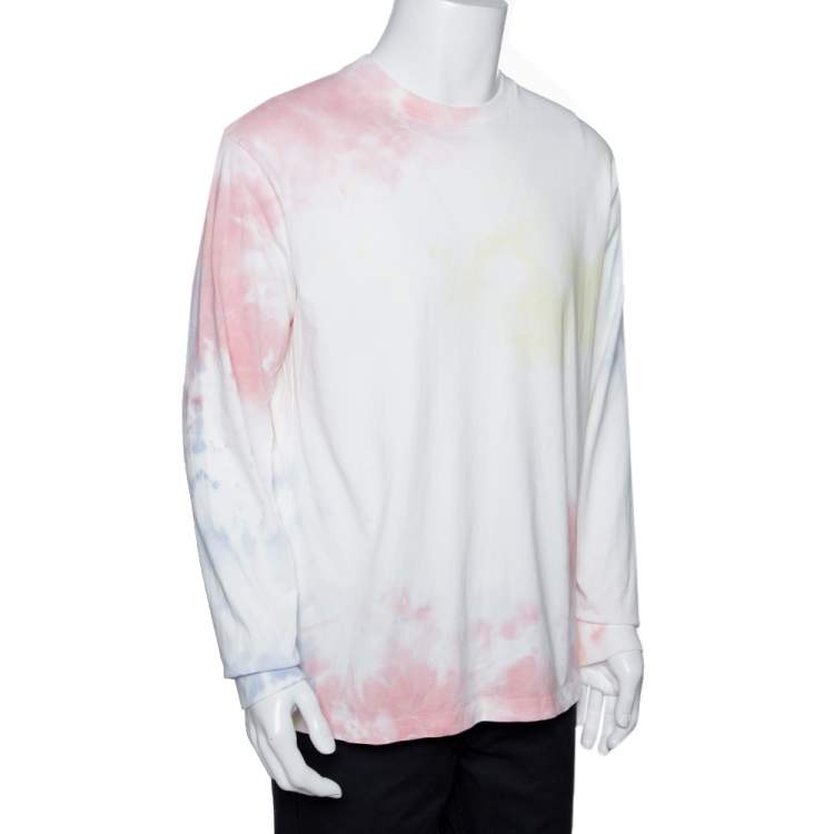 Pre Owned John Elliott Ink Bloom Tie Dye Cotton University T-Shirt M