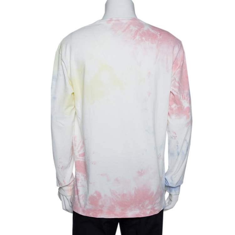 Pre Owned John Elliott Ink Bloom Tie Dye Cotton University T-Shirt M