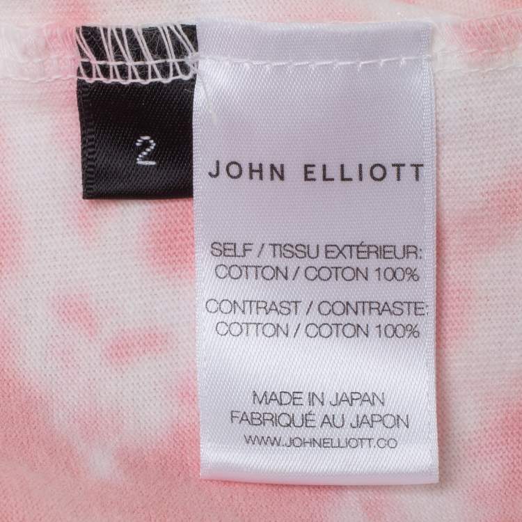 Pre Owned John Elliott Ink Bloom Tie Dye Cotton University T-Shirt M