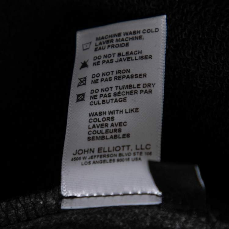 Pre Owned John Elliott Black Cotton Escobar Slim Fit Joggers M