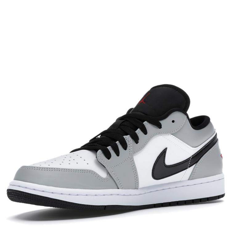 Pre Owned Nike Jordan 1 Low Light Smoke Grey Sneakers Size EU 38.5 (US 6)