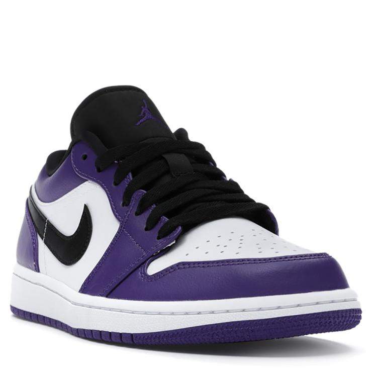 jordan 1 low court purple white