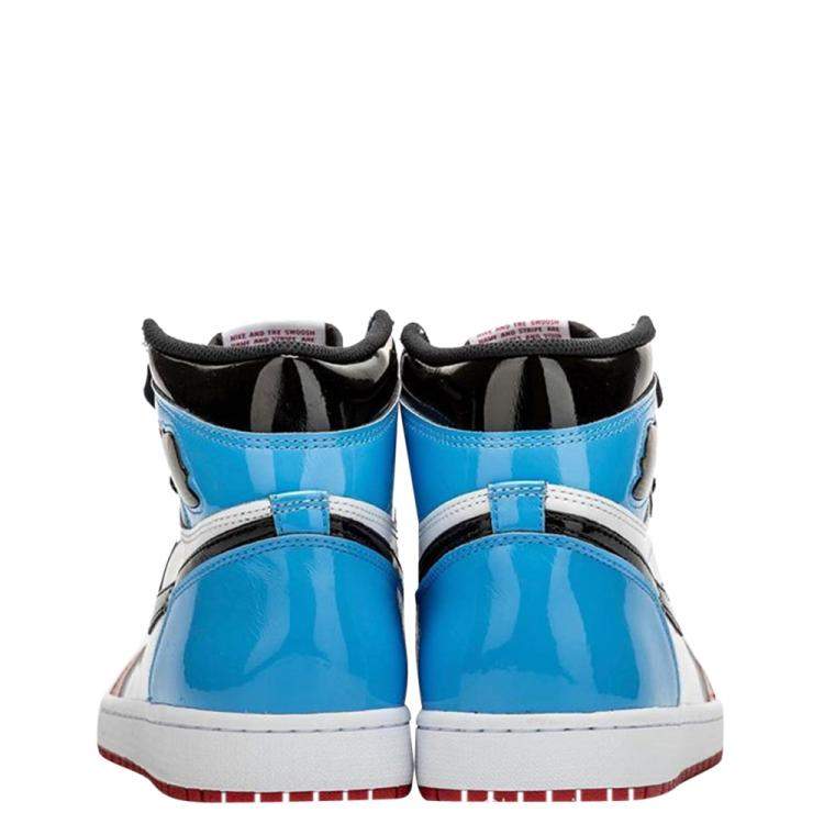 Pre Owned Jordan 1 Retro High Fearless UNC Chicago Sneakers Size US 7.5 (EU 40.5)