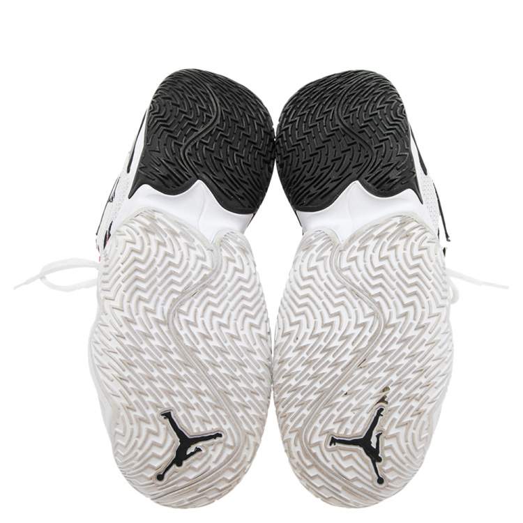 مملوكة مسبقًا Nike Jordan White/Black/University Red Westbrook One Take Sneakers Size 42.5
