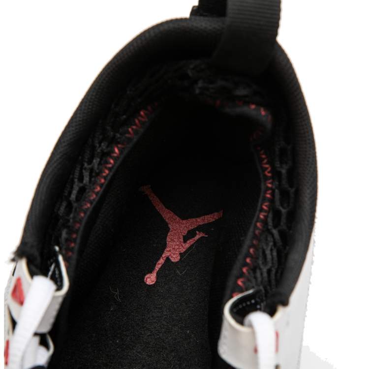 مملوكة مسبقًا Nike Jordan White/Black/University Red Westbrook One Take Sneakers Size 42.5