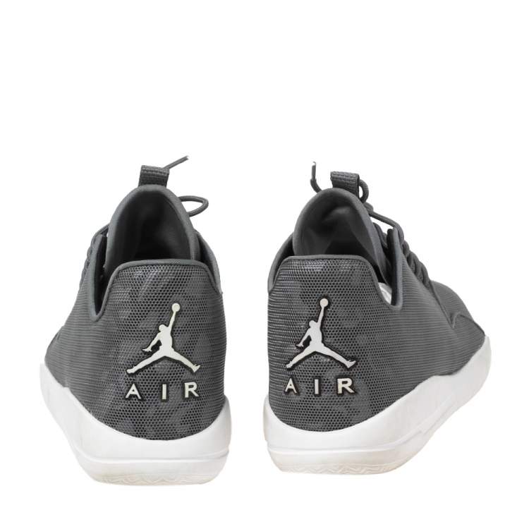 Pre Owned Air Jordan Grey Mesh Eclipse Lace Up Sneaker Size 43