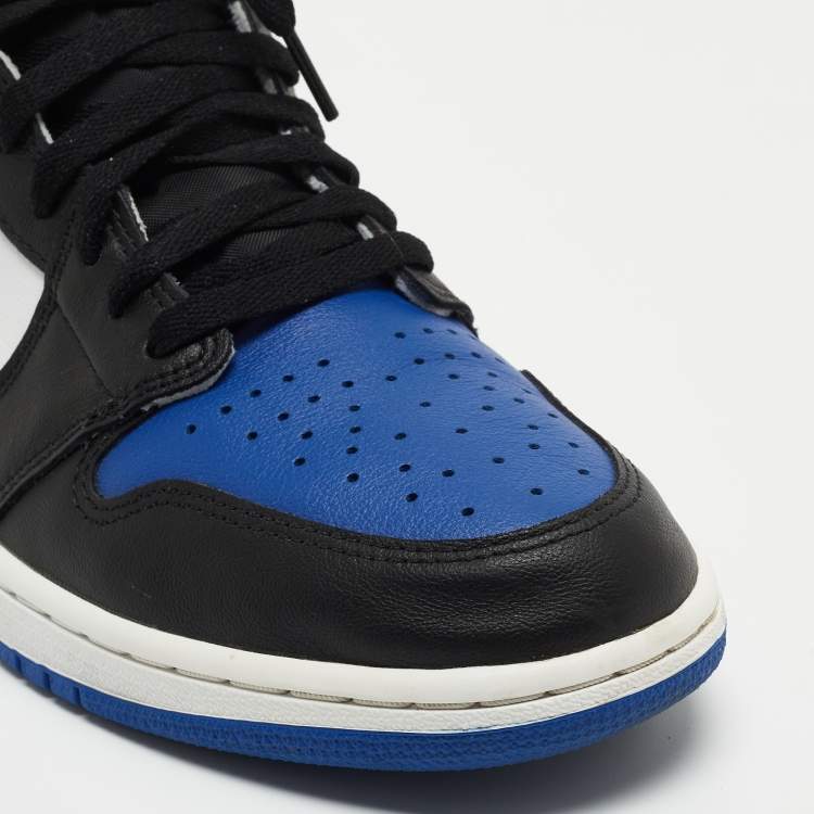 Pre Owned Air Jordan Multicolor Leather jordan 1 Retro High Royal Sneakers Size 45.5