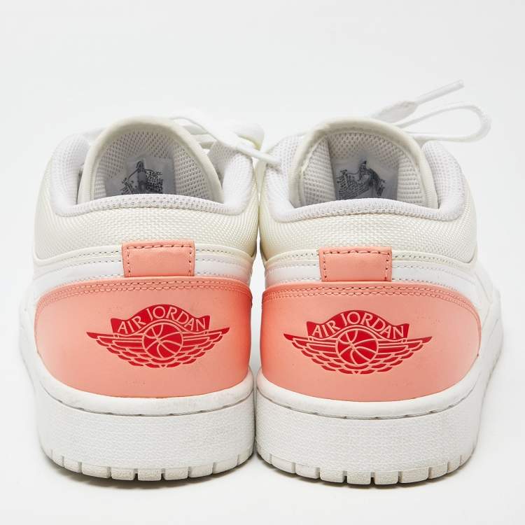 Pre Owned Air Jordans Multicolor Leather and Mesh Jordan 1 To My First Coach Sneakers Size 42.5