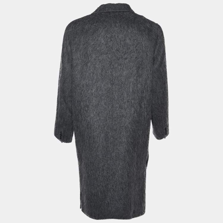 Pre Owned Joseph Graphite Grey Double Alpaca Kinsford Coat XL