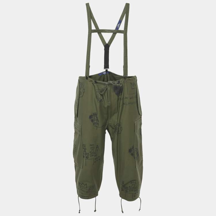 Pre Owned Junya Watanabe Cotton Comme des Garçons x Jean-Michel Basquiat Cropped Pants S
