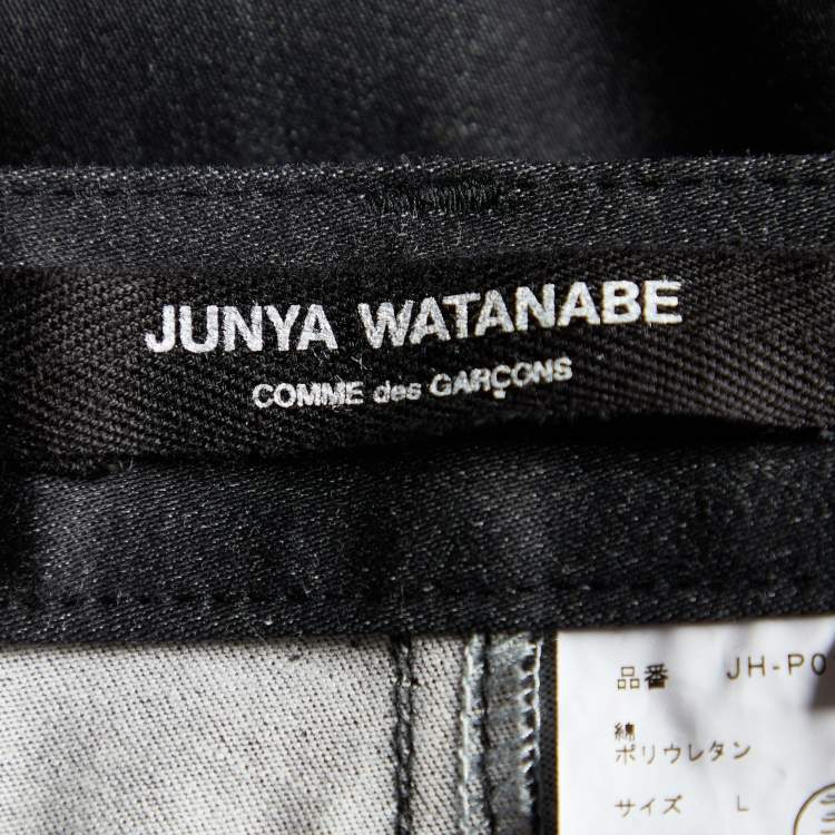مملوكة مسبقًا Junya Watanabe Comme Des Garcons Dark Grey Trousers L