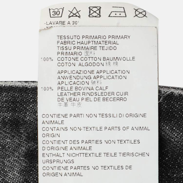 Pre Owned Just Cavalli Grey Cotton Slim Fit Jeans S