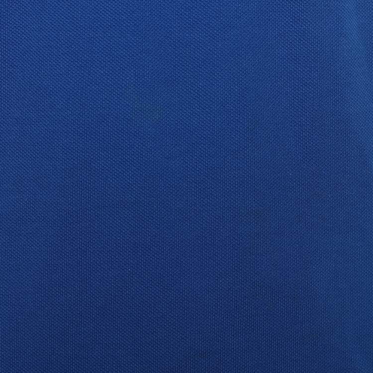 Pre Owned Just Cavalli Blue Logo Embroidered Cotton Pique Polo T-Shirt M