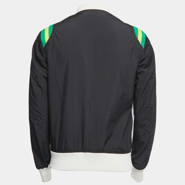 Pre Owned Just Cavalli Multicolor Leather Zip Front Jacket M
