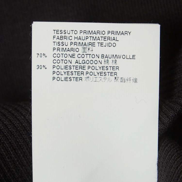 Pre Owned Just Cavalli Black Eagle Embroidered Cotton Crew Neck Sweatshirt L