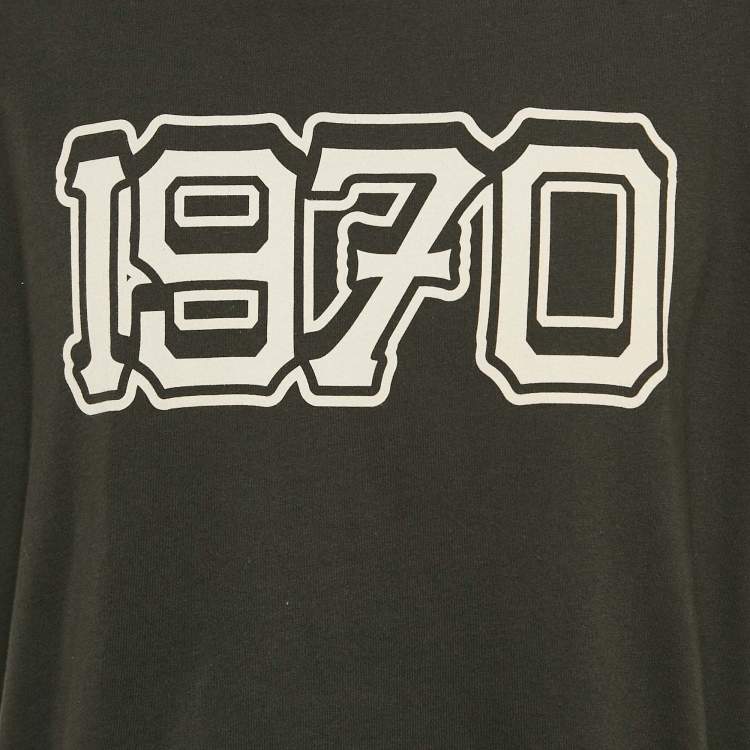 Pre Owned Kenzo Black Graphic Print Cotton Boxy T-Shirt M