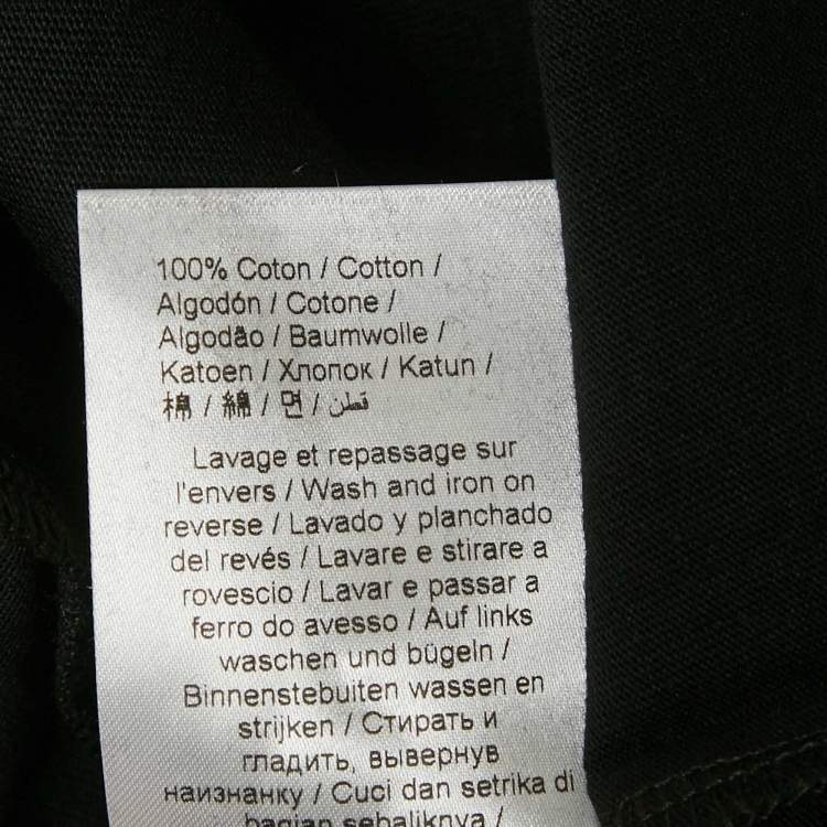 Pre Owned Kenzo Black K-Tiger Jersey Loose Fit T-Shirt M