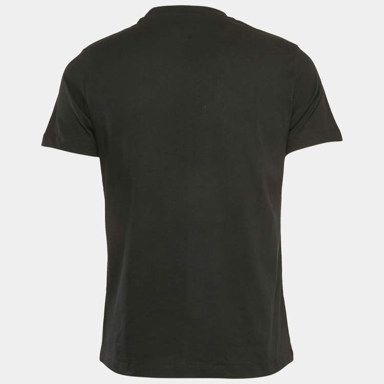 Pre Owned Kenzo Black K-Tiger Jersey Loose Fit T-Shirt M