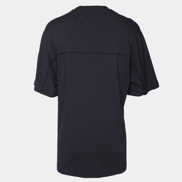 مملوكة مسبقًا Kenzo Navy Blue Cotton T-Shirt XL