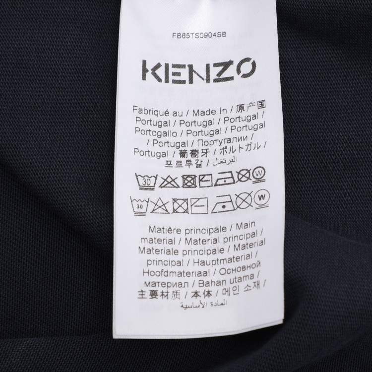 مملوكة مسبقًا Kenzo Navy Blue Cotton T-Shirt XL