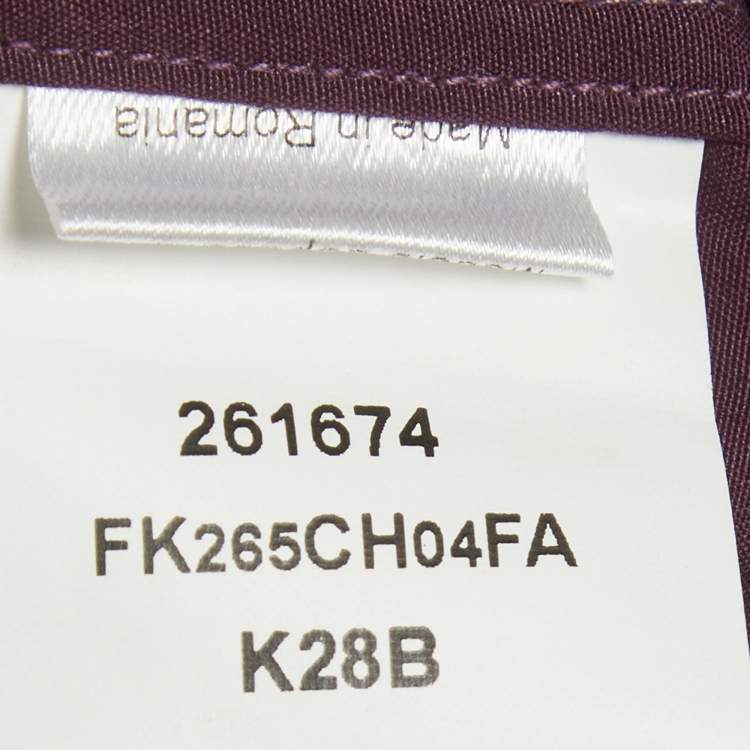 مملوكة مسبقًا Kenzo Purple Cotton Slim Plus Shirt 3XL