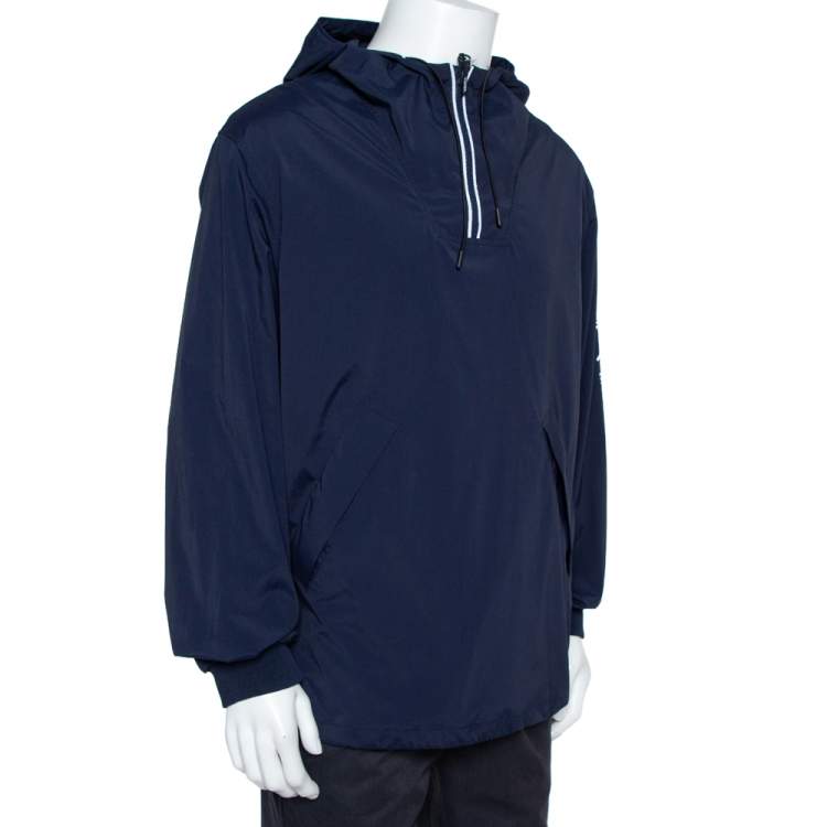 Pre Owned Kenzo Navy Blue Sports Anorak M
