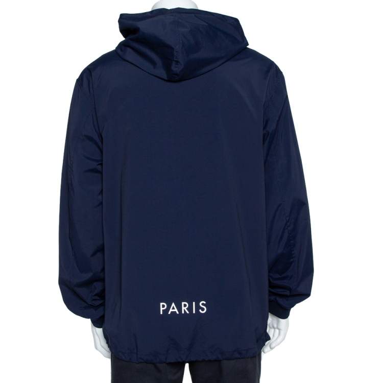 Pre Owned Kenzo Navy Blue Sports Anorak M