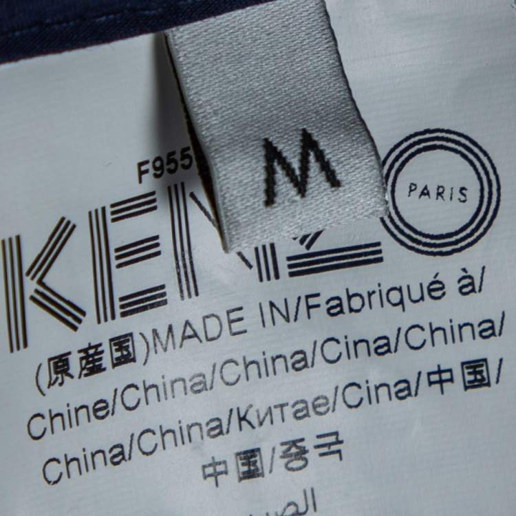 Pre Owned Kenzo Navy Blue Sports Anorak M