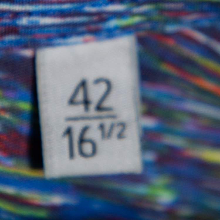 Pre Owned Kenzo Multicolor Printed Cotton Long Sleeve Shirt XL