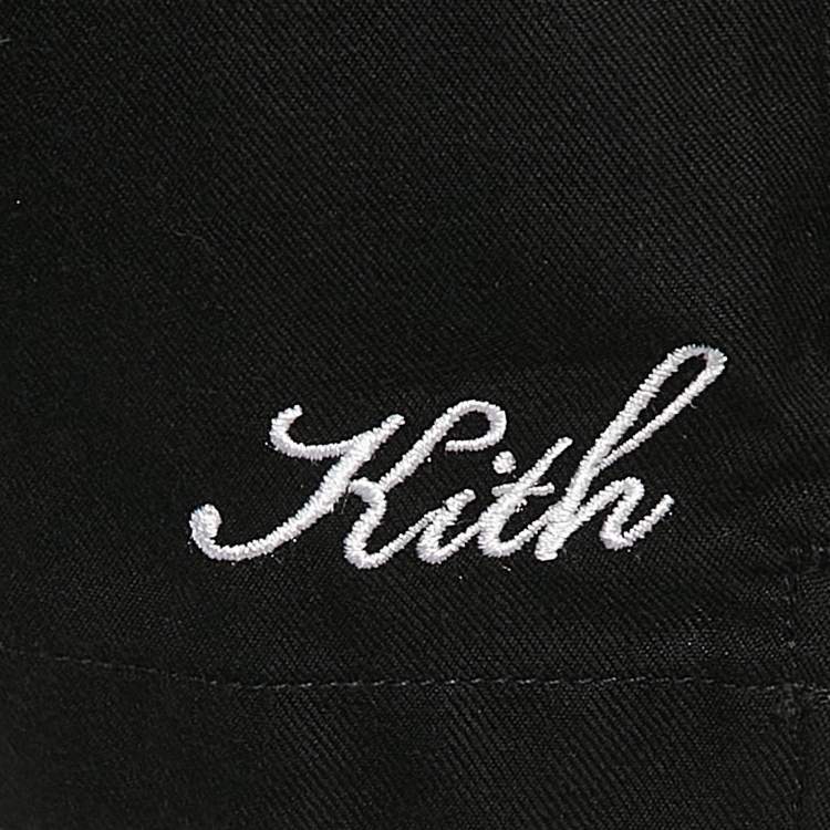 Pre Owned Kith Black Silk & Cotton Thompson Crossover Shirt S