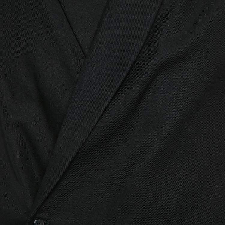 Pre Owned Kith Black Silk & Cotton Thompson Crossover Shirt S