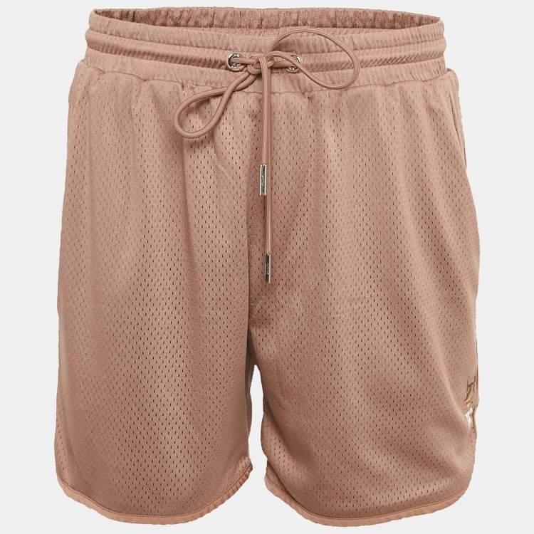 Pre Owned Kith Jordan Beige Double Mesh Shorts M