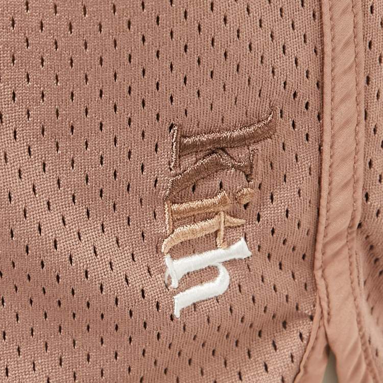 Pre Owned Kith Jordan Beige Double Mesh Shorts M